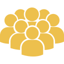 crowd of users